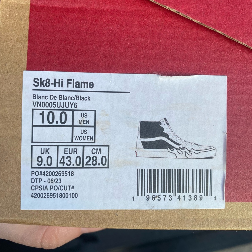 Black and White High Top Vans